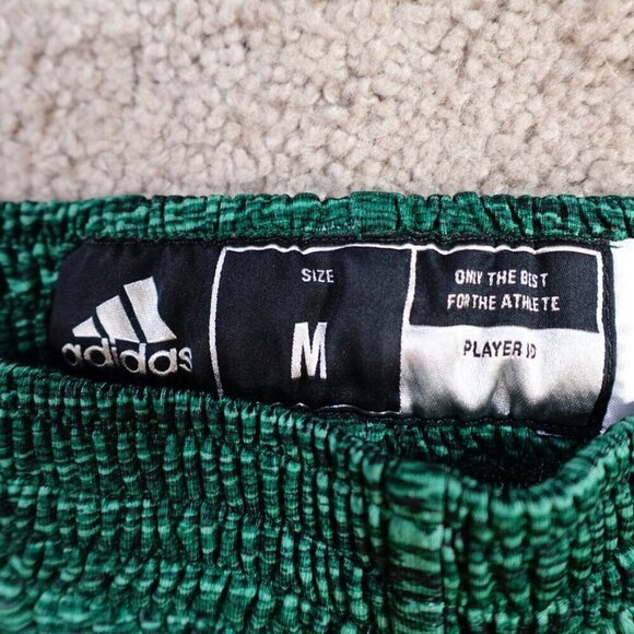 Adidas Basketball Shorts Medium Green Game Issued George Mason Patriots - Picture 9 of 11